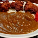 麺家 くさび - 唐揚げカレー（2020年8月）