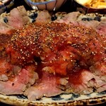 栄夏 - ローストビーフのアップ