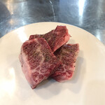 正泰苑 - 202008  ハラミの厚切り（塩）