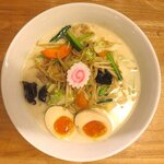 沼津濃厚 タンメン 八萬 - 濃厚タンメン＋味玉