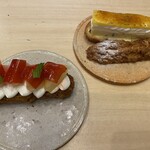 ワイン食堂 Yama - エクレア2種類