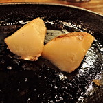 ステーキハウス 武蔵野 - 付け合せのポテト　断面