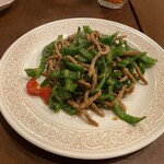 好天 - 牛肉とピーマンの細切り炒め