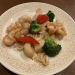 好天 - 海鮮3種のXO醬炒め