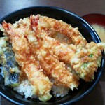 えびせい - スペシャル海老天丼(1400円)