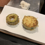 Tempura Eishun - ゴーヤとズッキーニ