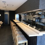 鶏白湯泡ramen たまき - カウンター