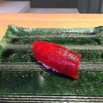 甲陽園 すし佳 - マグロの漬け