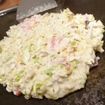 Okonomiyaki Yakisoba Fuugetsu - 焼く前