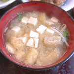 さくら本店 - (ﾗﾝﾁ)さくら定食 味噌汁　2020.8.12