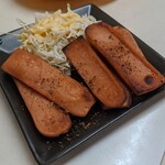 トウキョウ立呑倶楽部 - 魚肉ソーセージ炒め