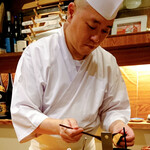 くりや - 穴子の手巻き