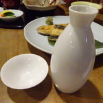 小川菊 - 神亀をお燗で