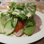 星乃珈琲店 - たっぷり野菜とハムサラダ
