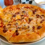 Pizza Sun Okinawa - ”ピザランチ”「アンチョビ」＆「キノコ」
