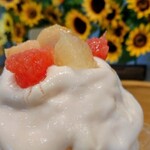 慈げん - グレープフルーツに軽いもものエスプーマ