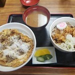 Kisoba Wakatake - かつ丼セット2020.08.15