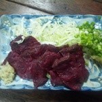 栄屋酒場 - 鯨刺身(2011.11)