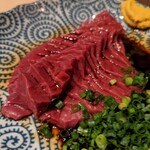 炭火焼 ゆうじ - ハツ刺し