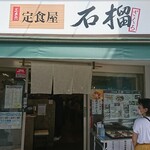 Teishokuya Zakuro - 店構え、等々力駅から徒歩二分