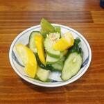 串焼き 巴 - ある日のお新香