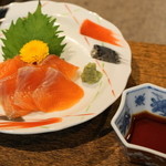 柳家 - 2012.6 2品目はサツキマスのお造り