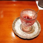 銀座 しのはら - 山桃酒ソーダ割