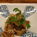 ステーキ家シーエスグリル - 2008豚肉と玉ねぎのウスターソース漬け