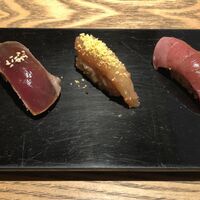 築地青空三代目 大名古屋ビルヂング店 - 漬けまぐろ、牡丹海老、中トロ