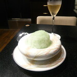 ル・ショコラ・アラン・デュカス - かき氷とシャンパーニュ