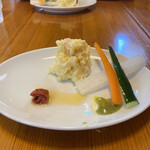 イル・ヴェント - セットのサラダ