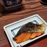 有軒屋 - 朝食 しっかりした 鮭