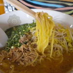 千熊ラーメン - 味噌ラーメン、５５０円。