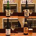 餃子薫風 - 日本酒とビール