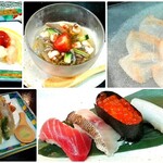 新富鮨 - 料理写真:ある日のBコース