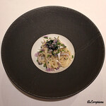 カーサ・デル・チーボ - とら河豚と河豚の白子のSpaghettini
