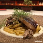 カーサ・デル・チーボ - 真鰯と茴香のBucatini