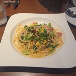 オステリア　リュカ - 夏野菜のペペロンチーノ