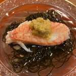 津の守坂 小柴 - もずく、毛蟹