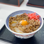 吉野家 - 料理写真:牛丼 アタマの大盛 + 玉子☆