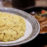 スープカレーGARAKU - 道産ななつぼしに五穀米をブレンド
