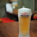 Yakiniku Rien - キンキンジョッキの生ビール