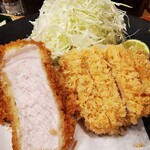 とんかつ けい太 - ロース食べ比べ膳200ｇ