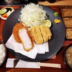 とんかつ けい太 - ロース食べ比べ膳200ｇ