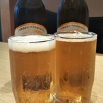 鮨智 - ノンアルコールビールで乾杯！