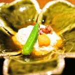 嵯峨沢館 - 2012/Jun.　箸付　水無月とうふ