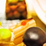 嵯峨沢館 - 2012/Jun.　前菜　ホワイトアスパラ串うち