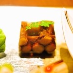 嵯峨沢館 - 2012/Jun.　前菜　筏新ごぼう