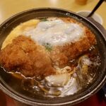サガミ - かつ鍋定食　1390円（税別）