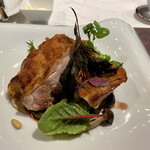 グランド ダイア - 愛知県産錦爽鶏モモ肉ソテー
                                森のスタイル ポルチーニ茸クリームソース